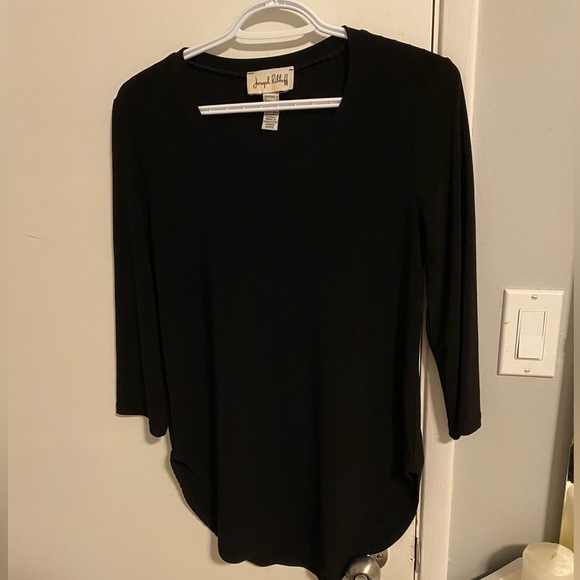 Joseph Ribkoff Black Three Courter Length Top - Picture 5 of 6